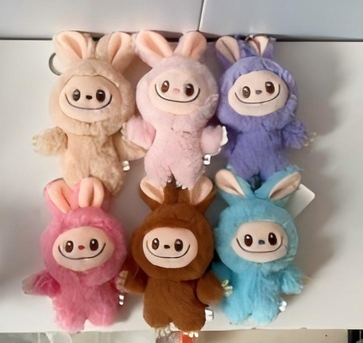 B2L, 69552, Long Fur Bubble Rabbit 17cm