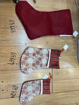 25X10, 69669, Xmas Stockings 22*35cm