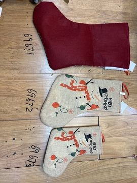 25X12, 69671, Xmas Stockings 29*45cm