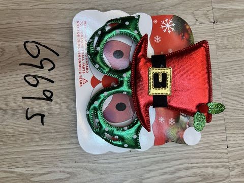 25X6, 69695, Xmas Glasses Hat