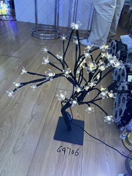 25X7, 69706, Sakura Mini Tree with USB Multicolor Light 48cm