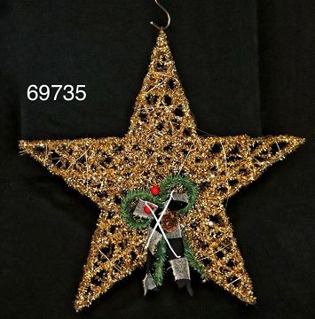 25X9, 69735, Xmas Star Light Warm 40cm