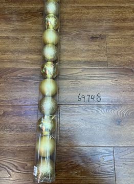 25X21, 69748, Xmas Ball Ornaments 8cm 10pcs
