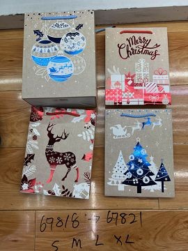 25X9, 69820, Xmas Gift Bag L
