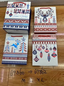 25X12, 69861, Xmas Gift Bag L