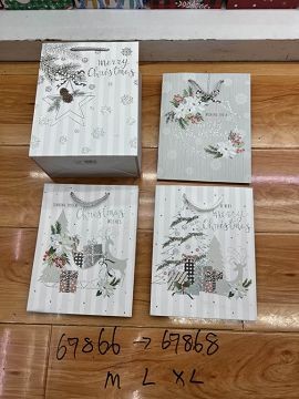 25X12, 69867, Xmas Gift Bag L