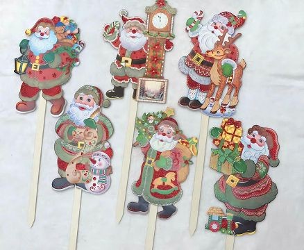 25X1, 70144, Xmas Yard Stake 75cm