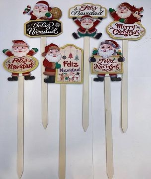 70145, Xmas Yard Stake 68cm