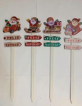 25X1, 70146, Xmas Yard Stake 68cm