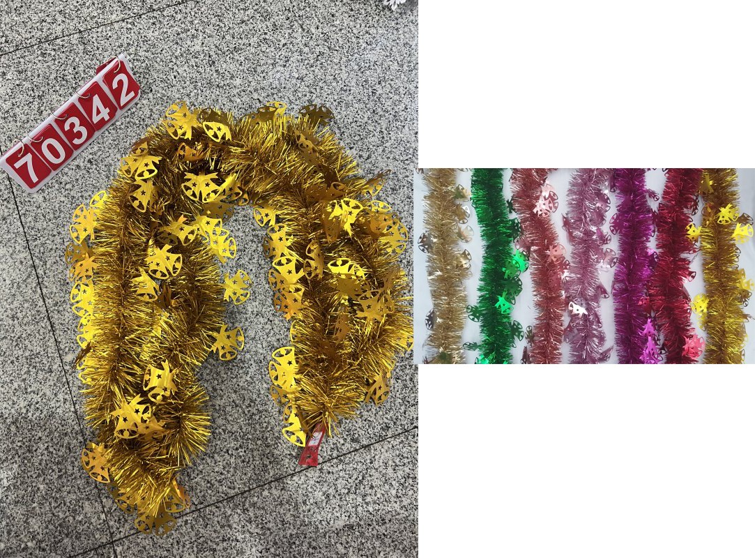70342, Xmas Tinsel 9cm