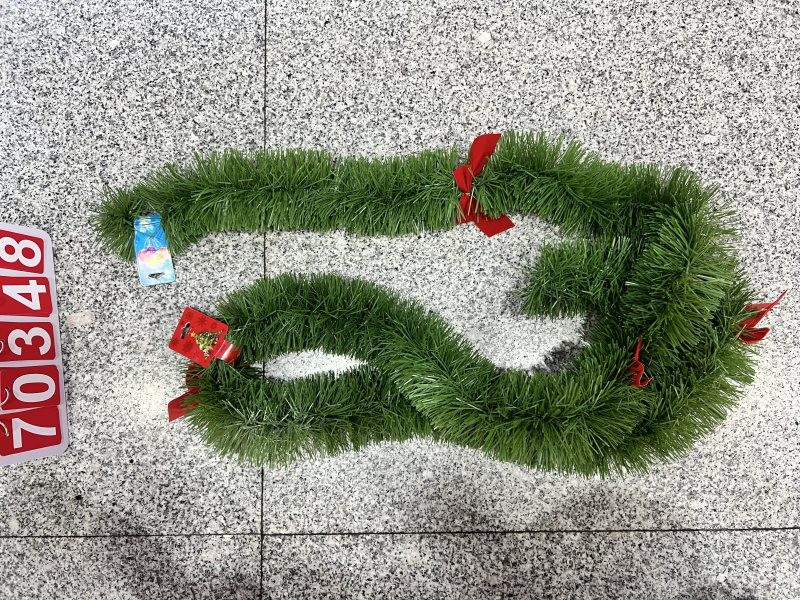 70348, Xmas Tinsel Bow 15cm
