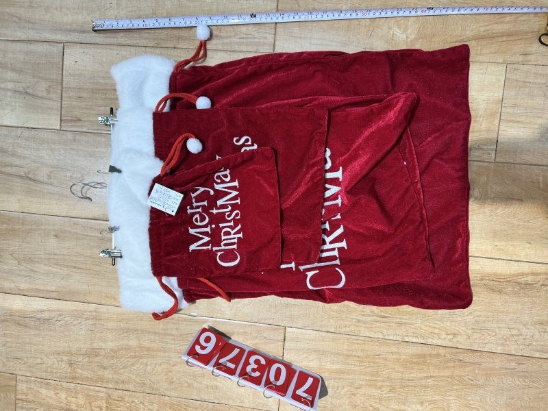 70376, Xmas Fabric Gift Sack  50?70cm