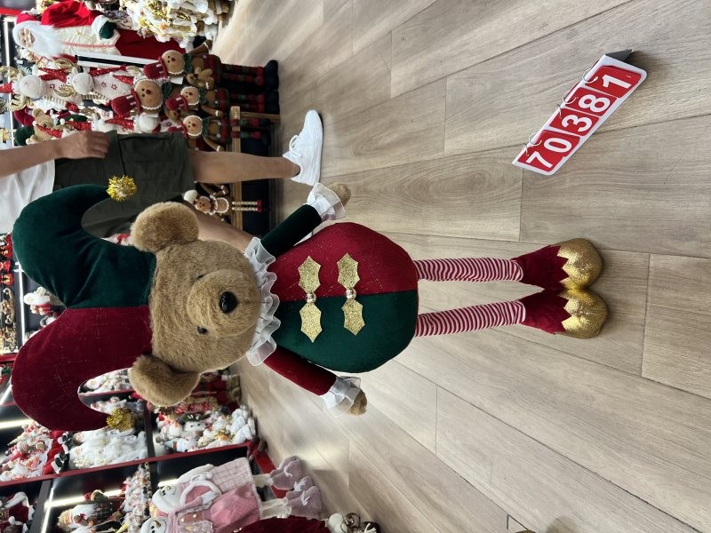 70381, Xmas Standing Clown Bear