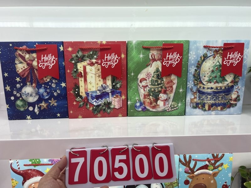 70501, Xmas Gift Bag L 26?32?12cm