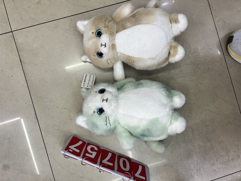 70757, Soft Toy Standing Cat 23cm