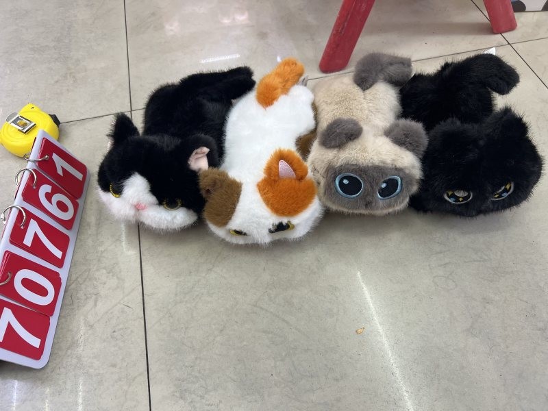 70761, Soft Toy Lying Cat 35cm