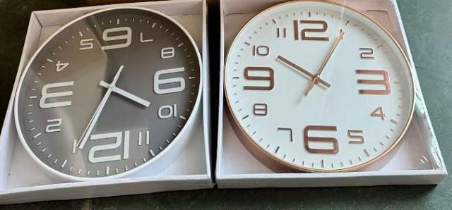 B11H, 70845 black, Clock 30*30cm Black