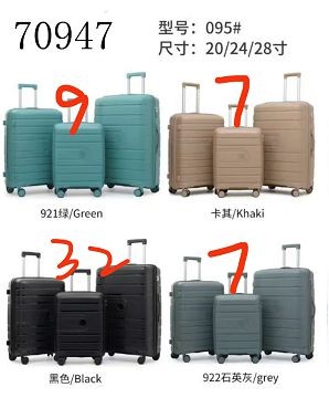 70947 70948 70949, Suitcase Set of 3