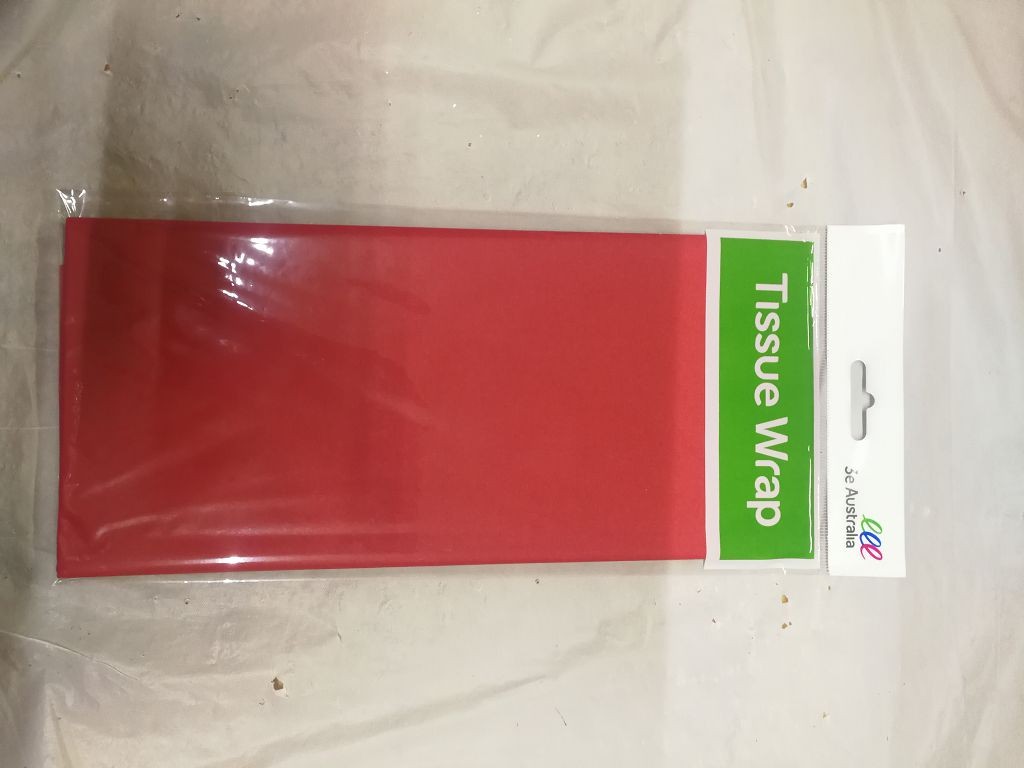 tissue wrap 8pc 7626 red