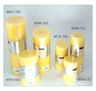 7x14cm pillar candle frangipani/yellow