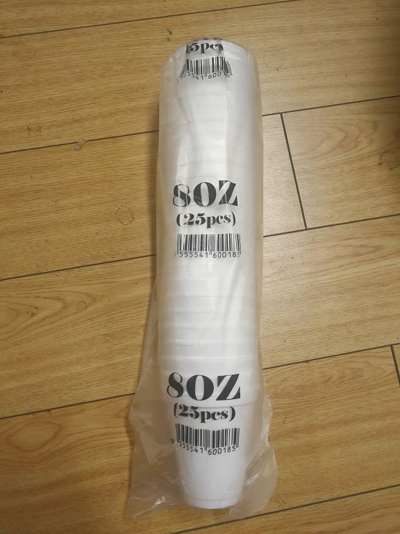 D10Z-H, plastic cup 80oz 25pc