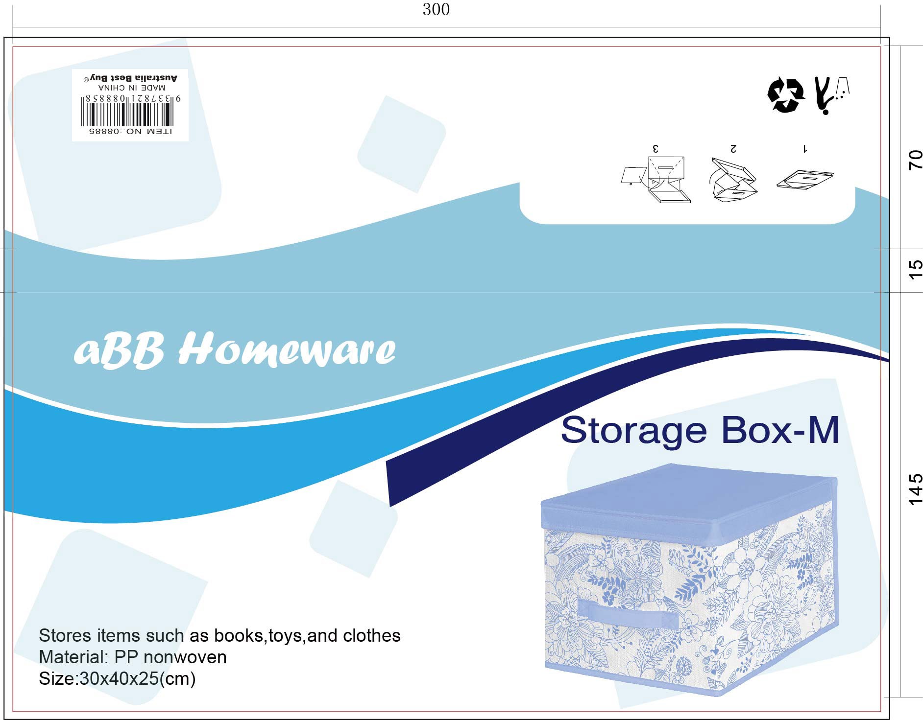 Storage Case 30x40x25cm