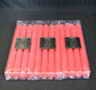 S/4 2X25CM DINNER CANDLE RED