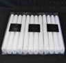 S/4 2X25CM DINNER CANDLE WHITE