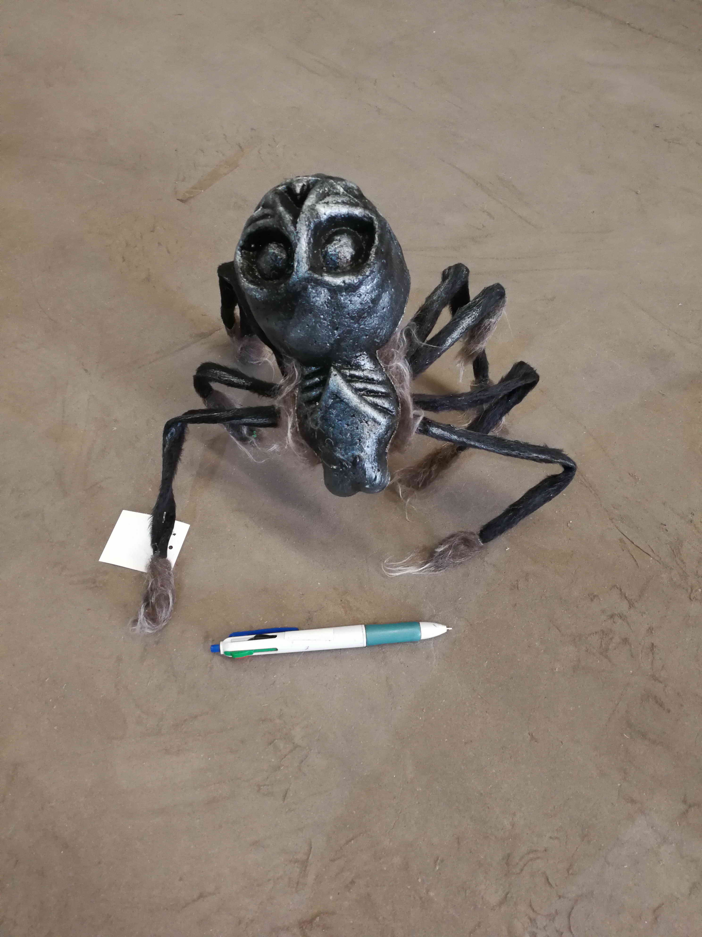 Spider Blue W/Skull 54cm