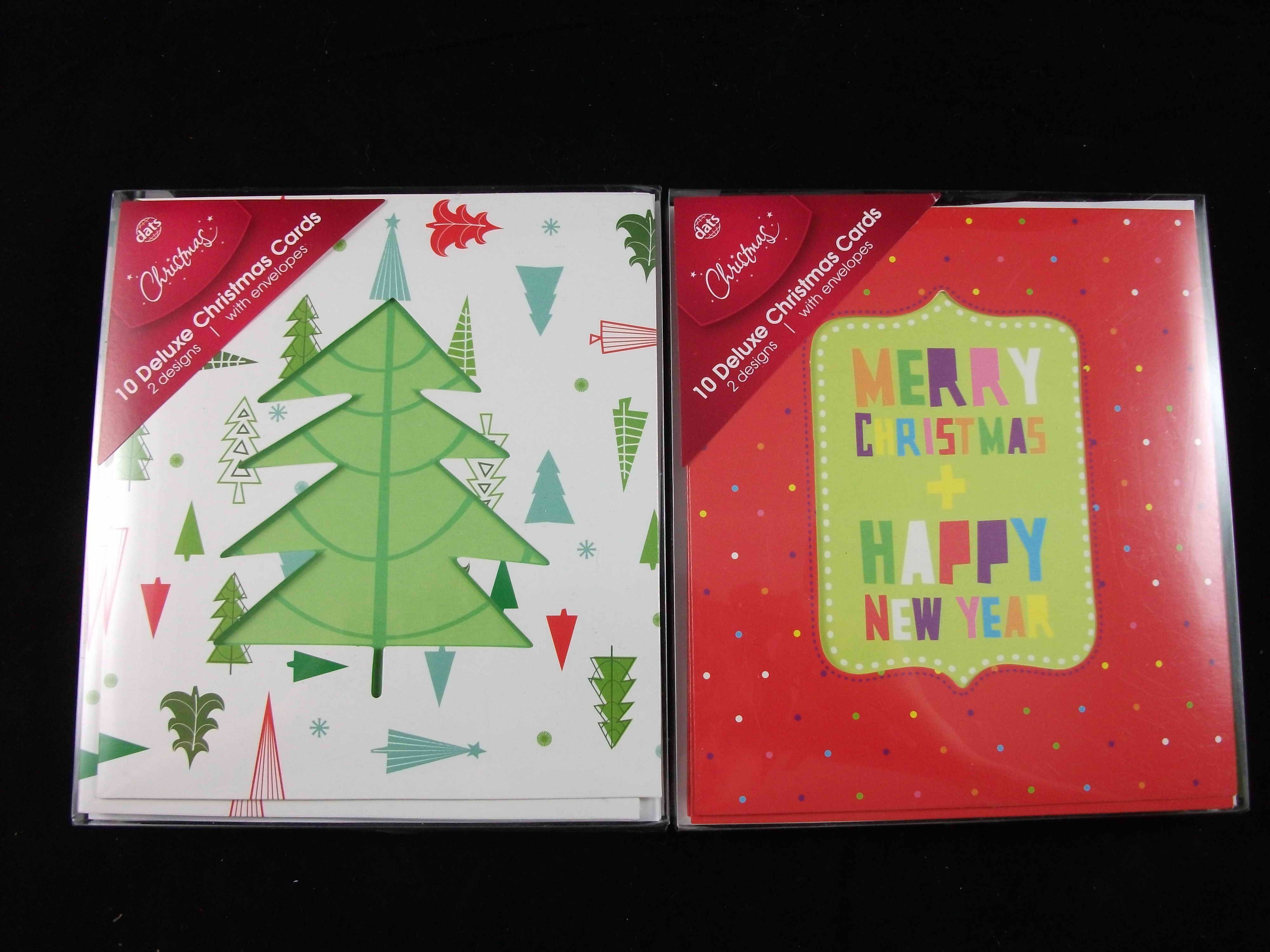 CARDS XMAS BOX 10 135X150MM