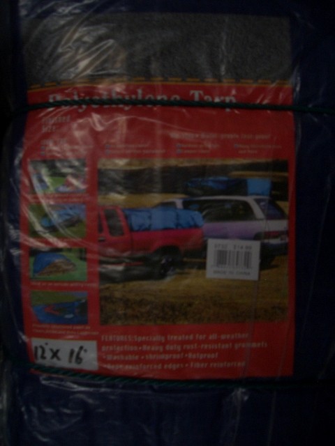 E6L, 9732, 12*18 Polyethylene Tarp