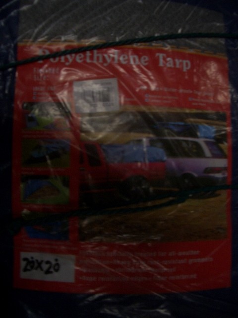 E6L, 9733, 20*20 Polyethylene Tarp