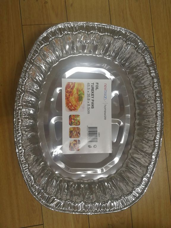 G12M, A801, foil turkey pans 45.5x35.8x8.5cm