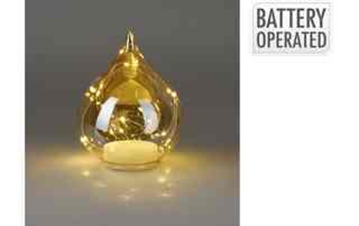 24X40, AAB200020, Drop Table Decoration 20LED 24cm