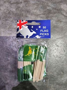 AD97541, Aussie 50 Flag Picks