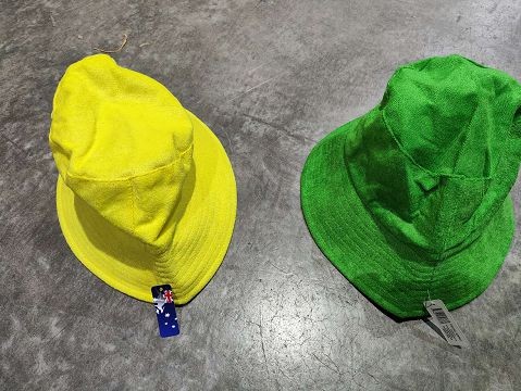 AD97633, Aussie Green & Gold Terry To Welling Hat