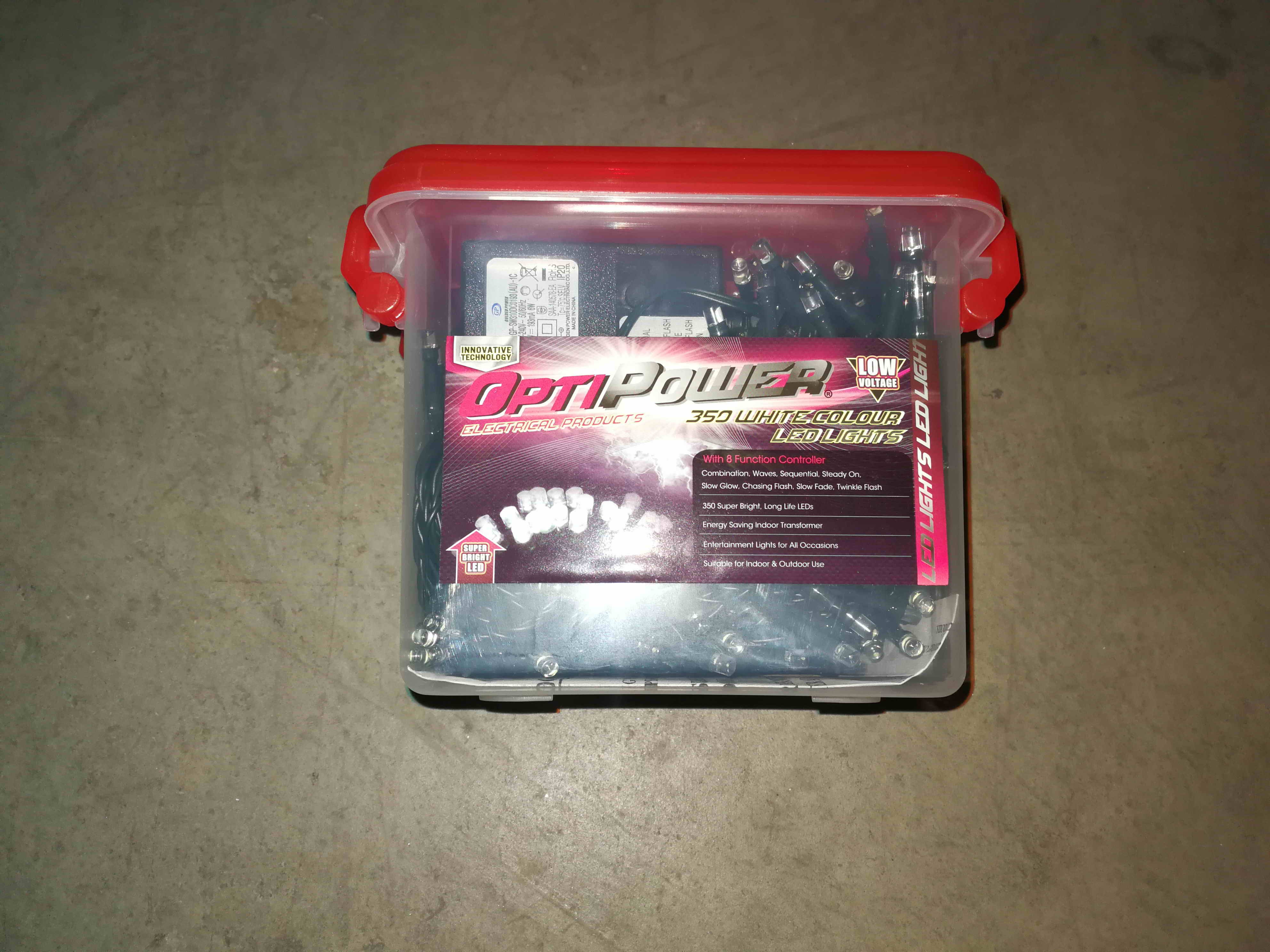 350 WHITE LED LIGHT FLASHING I