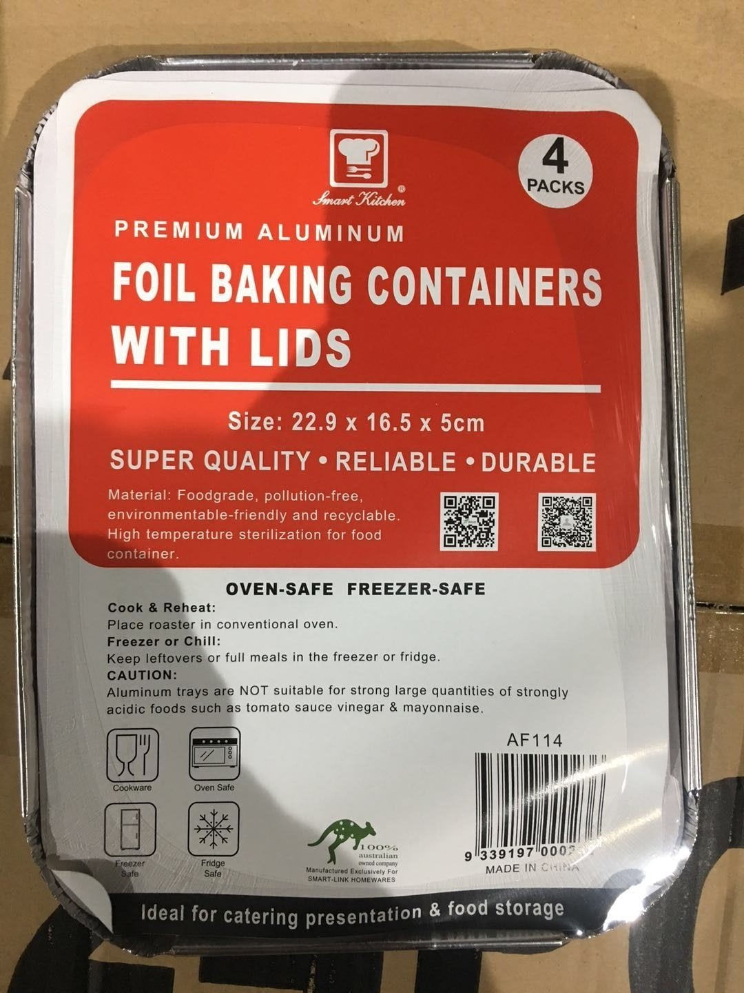D3M, BBQ FOIL TRAY 4PCS
