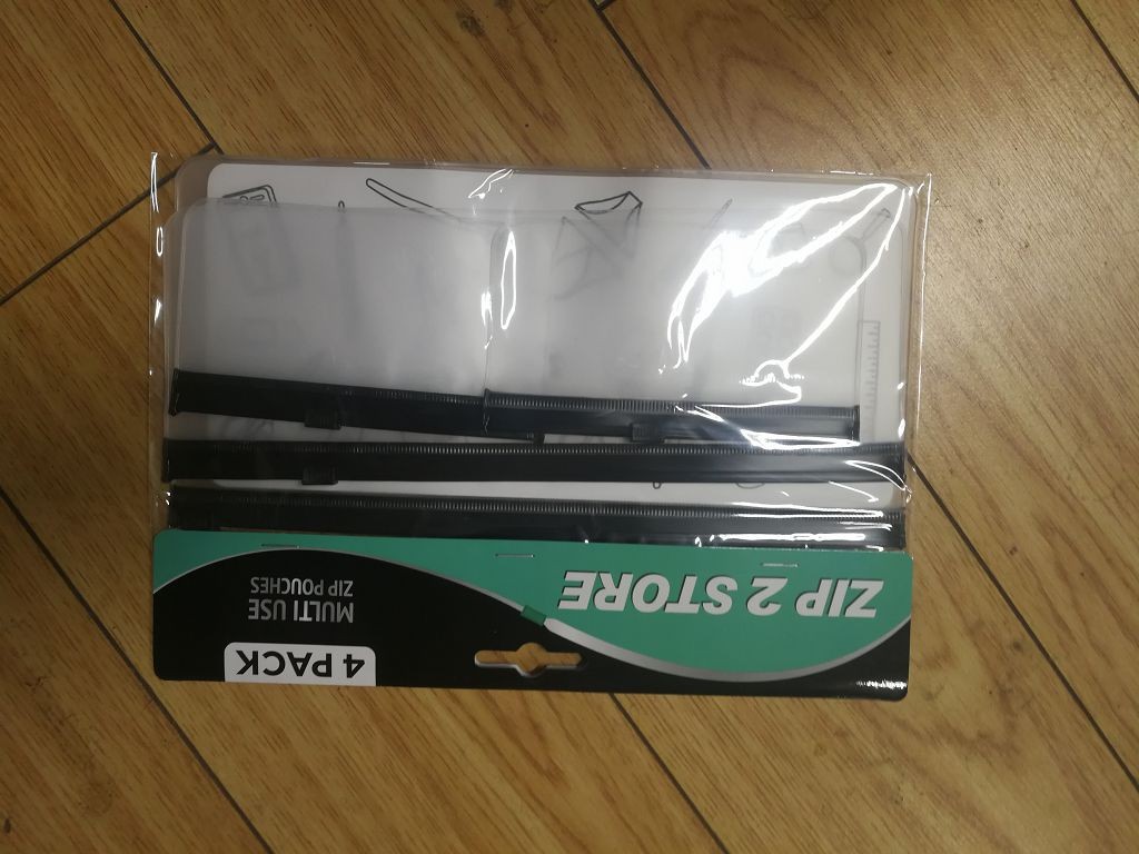 STORAGE ZIP POUCH MULTI-USE 4PK