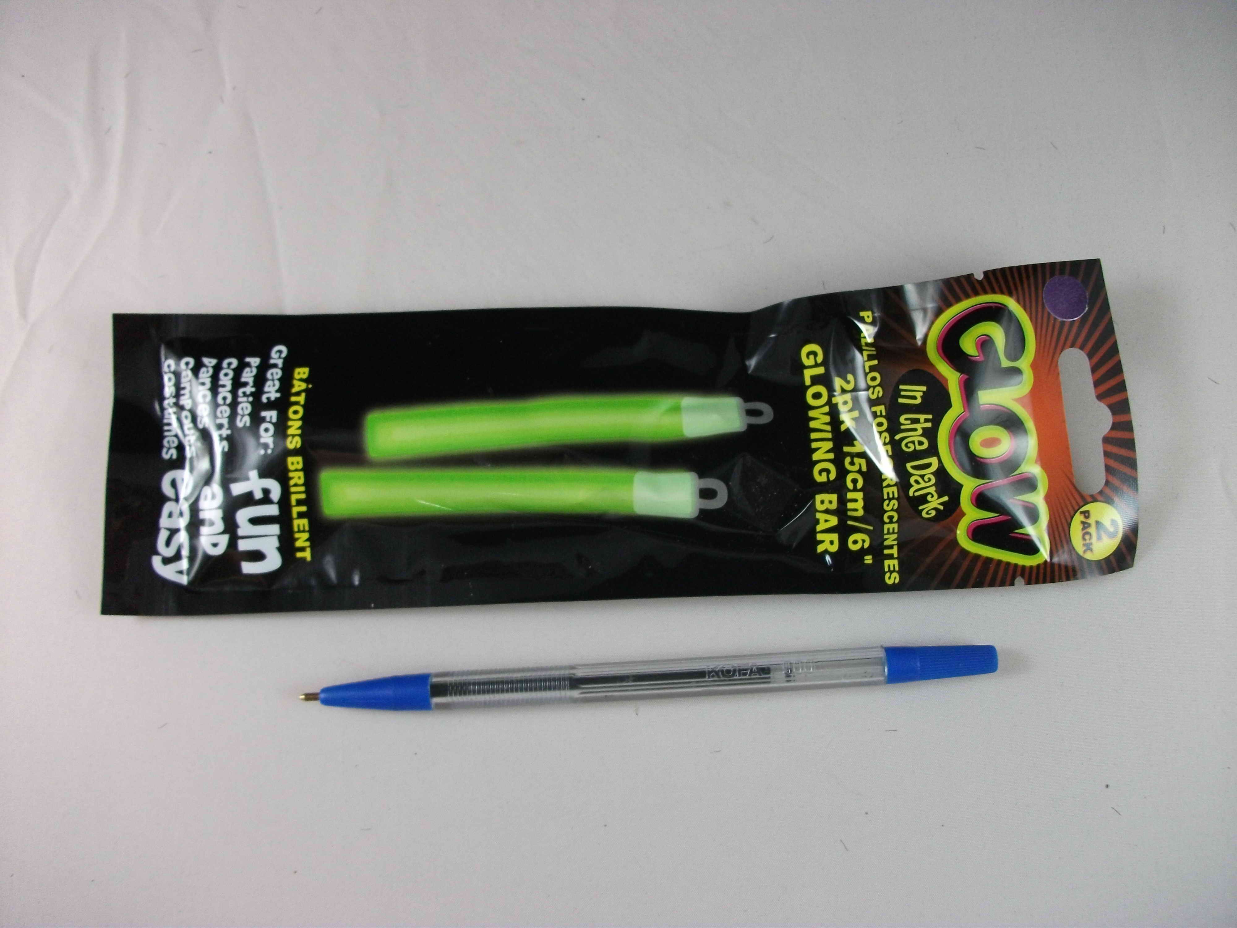 GLOW BARS 2pk 15cm