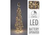24X40, AMZ112370, Xmas Tree 68cm 80LED Shiny Gold