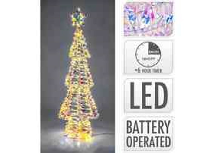 24X40, AMZ112570, Xmas Tree 68cm 80LED Rainbow