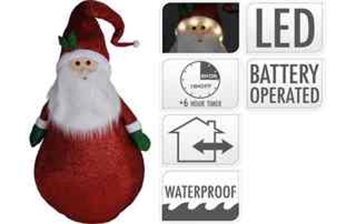 24X40, ASK003000, Santa With 7X LED 120cm WW