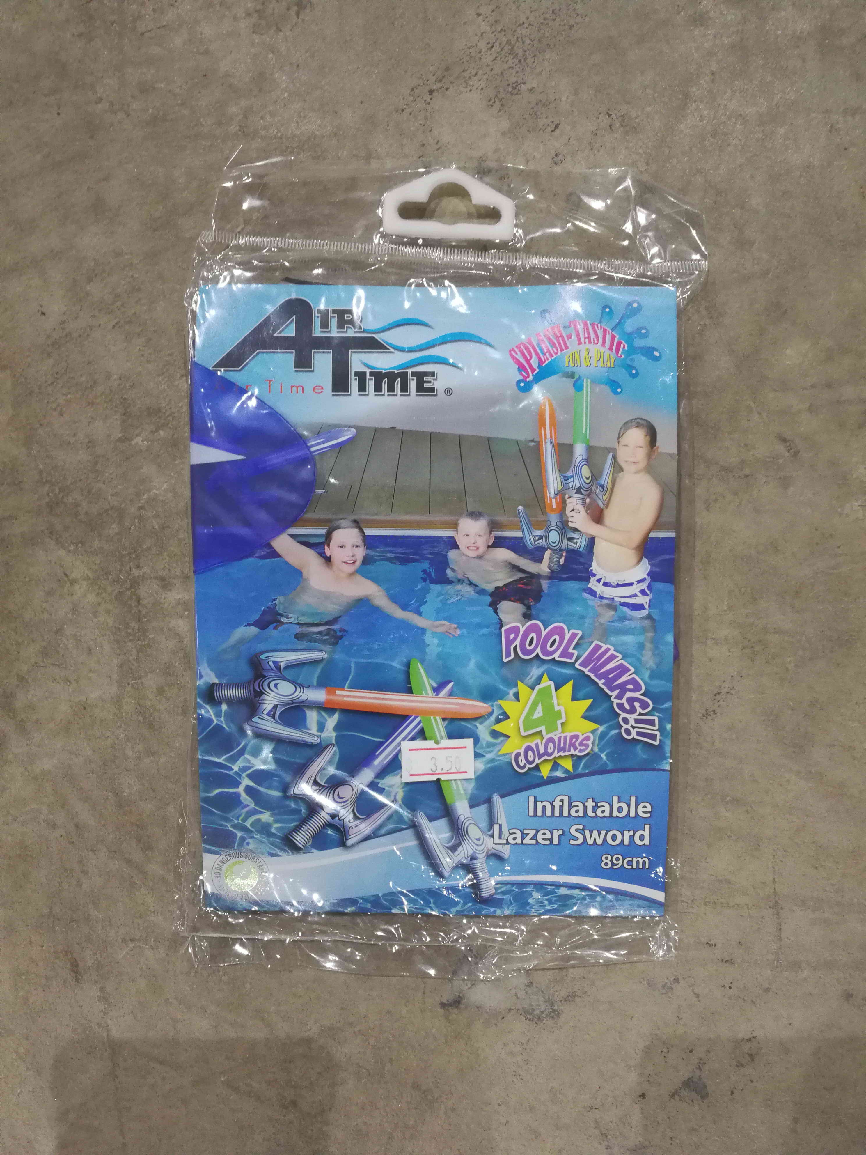 INFLATABLE LAZER POOL SWORDS