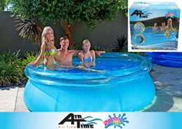 PROMPT SET POOL 183X63CM SEE THRU AIRTIME