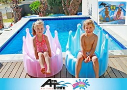 PRINCE & PRINCESS CHAIRS 62X62X82CM 2ASST AIRTIME