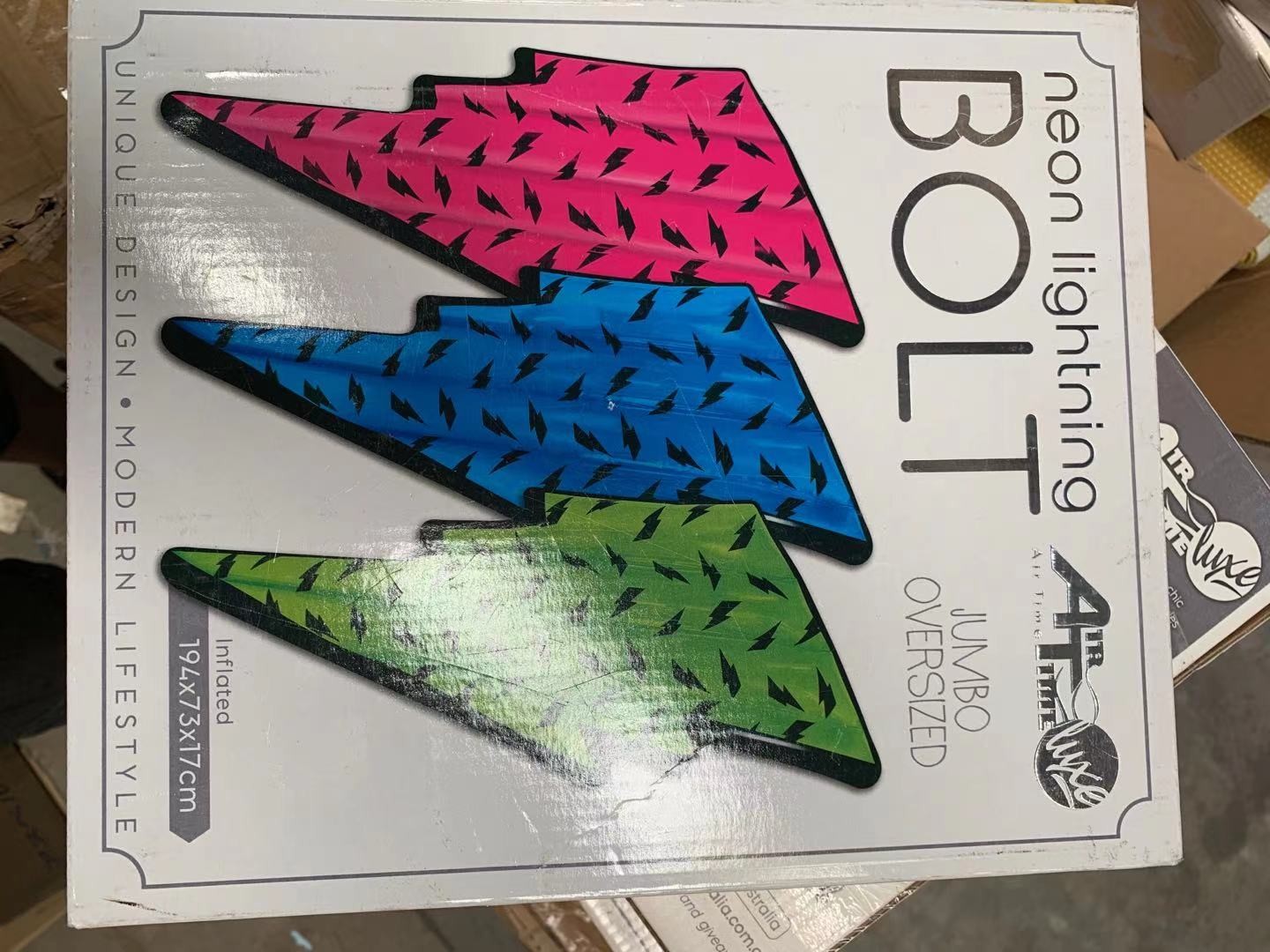 B17H, AT6011B, BOLT AIR MAT NEON BLUE 194X73X17CM