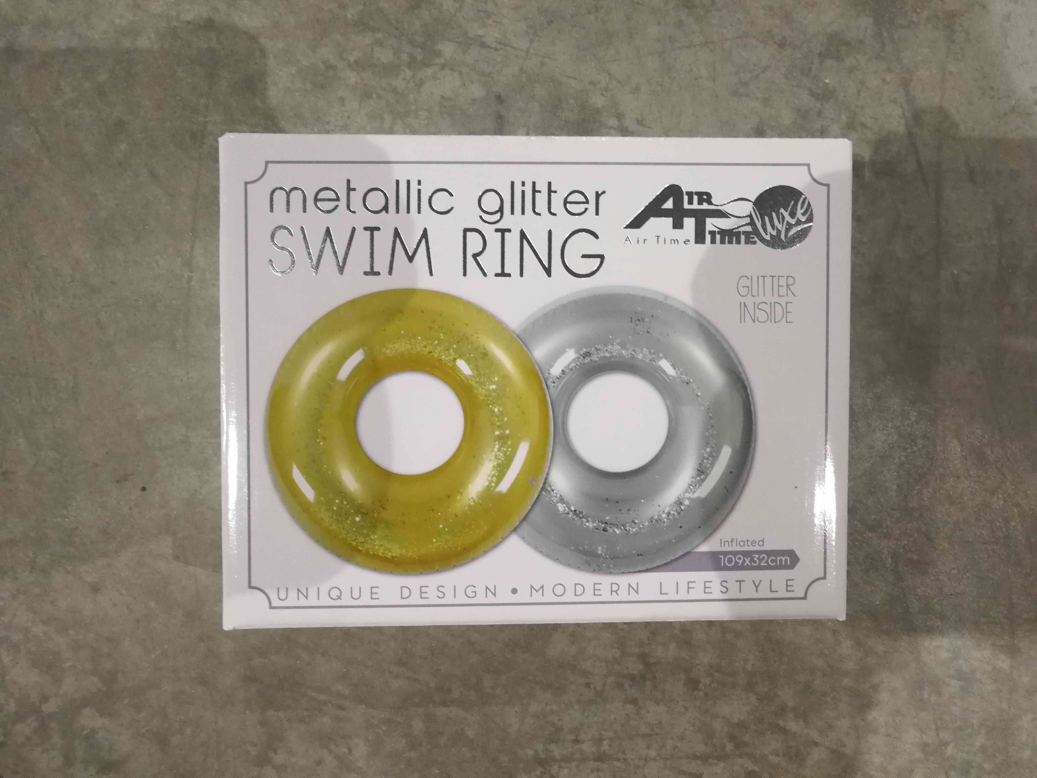 J3M, METALLIC GLITTER SWIM RING