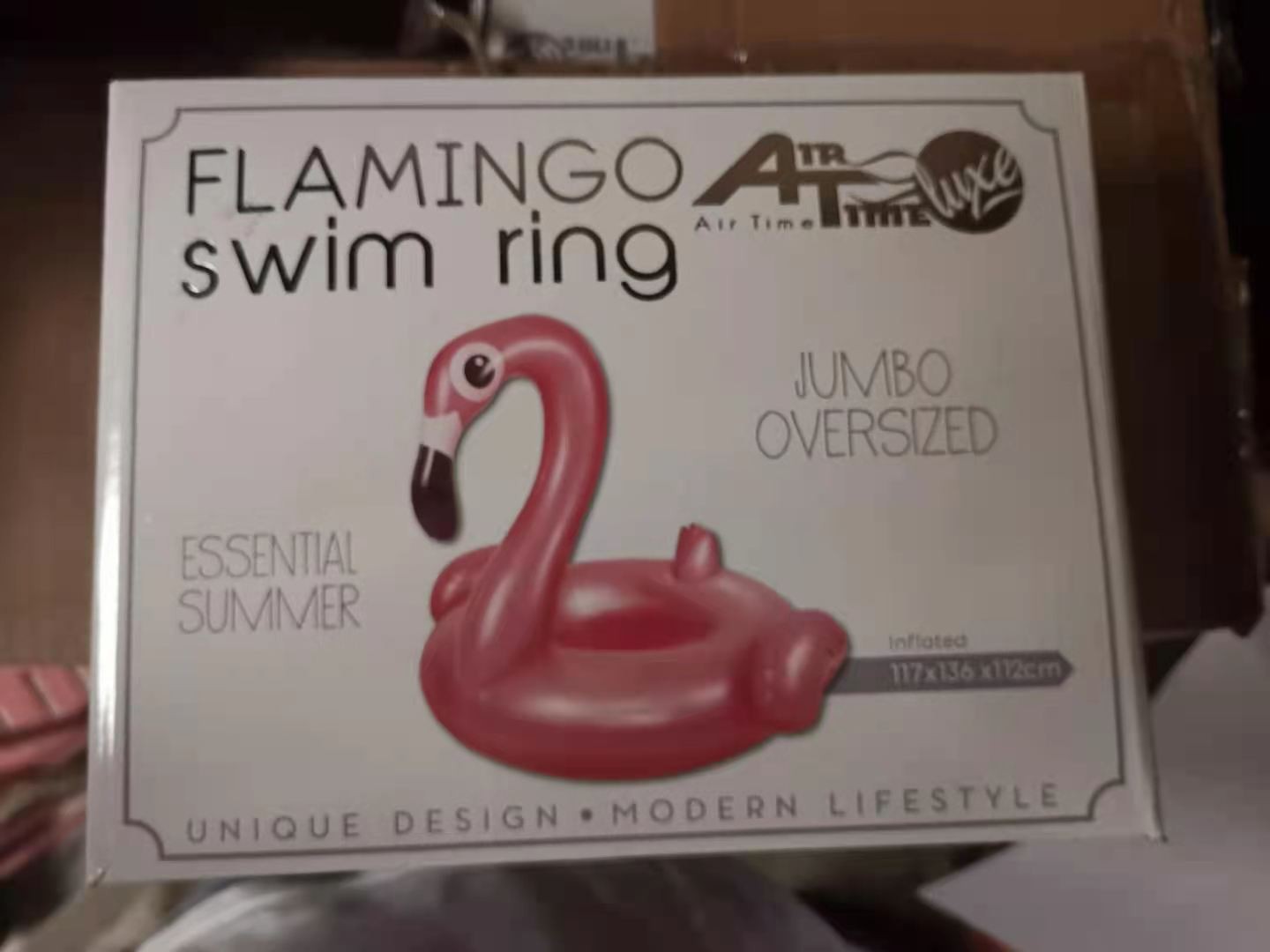 J3M, AT6052C, FLAMINGO SWIM RING ROSE GOLD