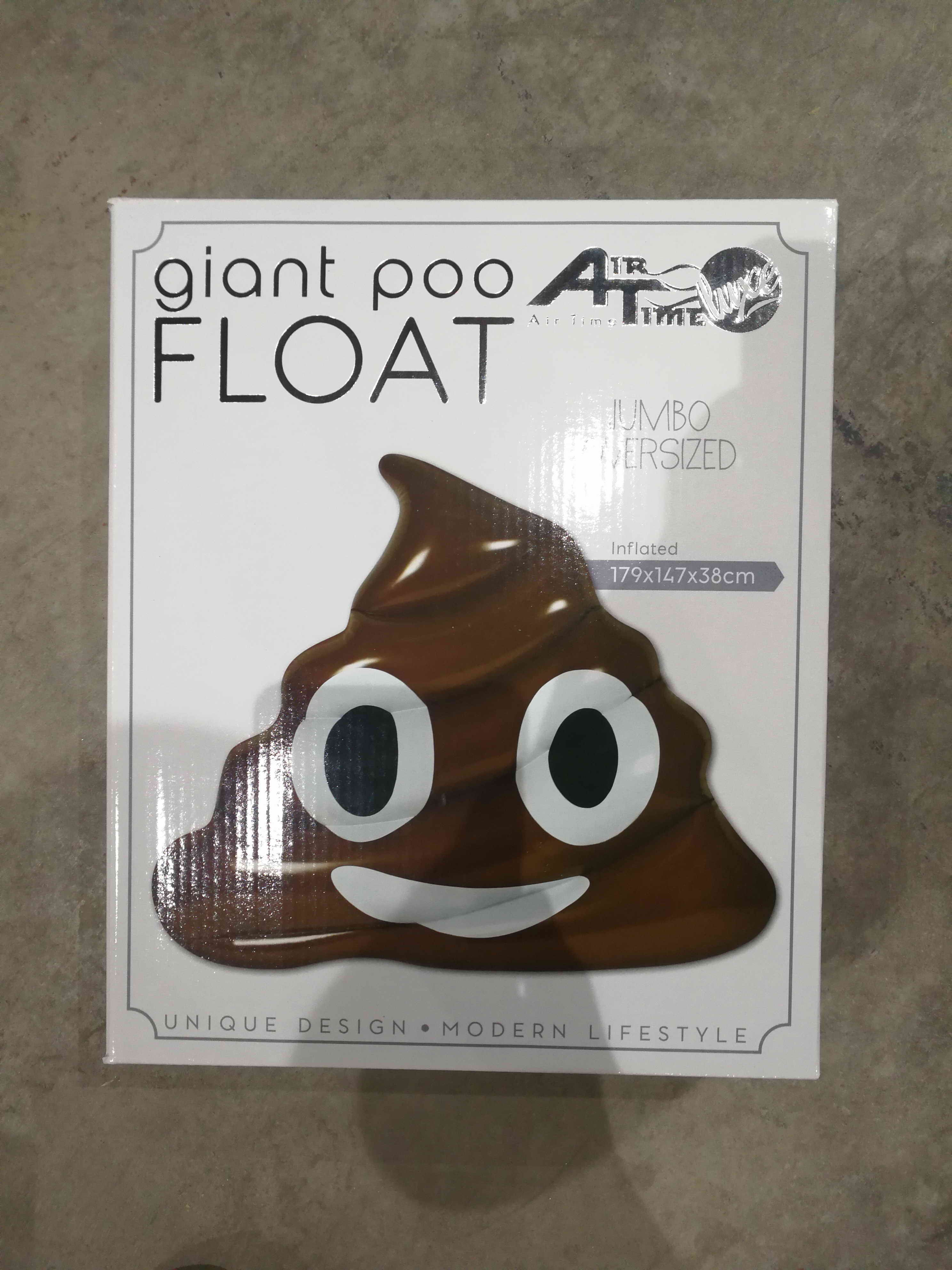 J3M, GIANT POO LOUNGE 179X147X38CM